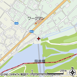 埼玉県狭山市笹井1836周辺の地図
