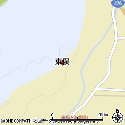 福井県今立郡池田町東俣周辺の地図