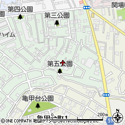 千葉県柏市あかね町4-18周辺の地図