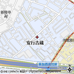 埼玉県川口市安行吉蔵58-2周辺の地図