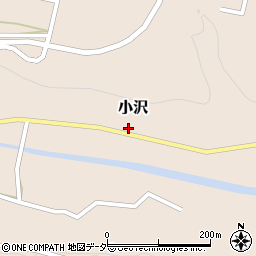 長野県伊那市小沢周辺の地図