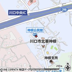 神根公民館周辺の地図
