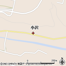 長野県伊那市小沢周辺の地図