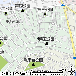 千葉県柏市あかね町8-60周辺の地図