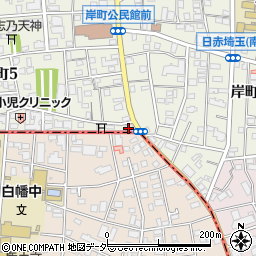 関元屋周辺の地図