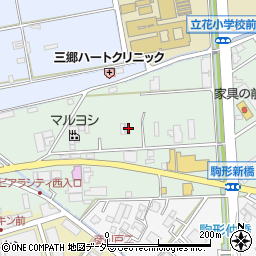 埼玉県三郷市上彦名517周辺の地図