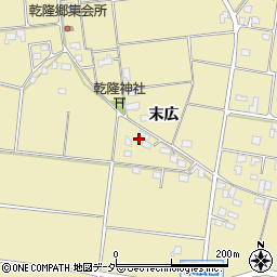 長野県伊那市美篶末広7261-2周辺の地図