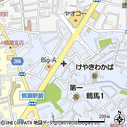 株式会社京扇鶴瀬店周辺の地図