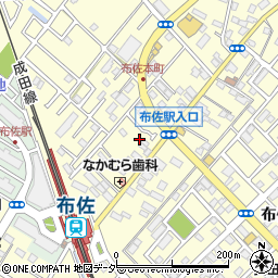 千葉県我孫子市布佐2751周辺の地図