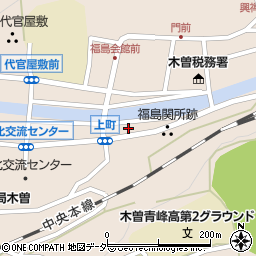 有限会社島尻木材　木曽福島営業所周辺の地図