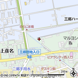 埼玉県三郷市上彦名502周辺の地図