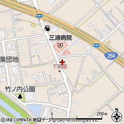 埼玉県富士見市下南畑3710周辺の地図