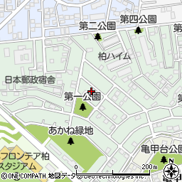 千葉県柏市あかね町16周辺の地図