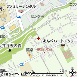埼玉県ふじみ野市大井664-15周辺の地図
