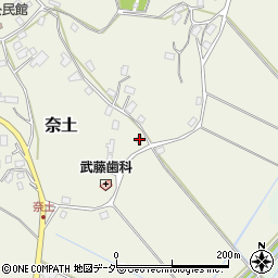 千葉県成田市奈土353周辺の地図