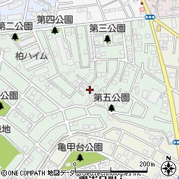 千葉県柏市あかね町8-66周辺の地図
