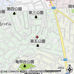 千葉県柏市あかね町4-16周辺の地図
