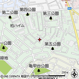 千葉県柏市あかね町8-68周辺の地図