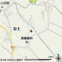 千葉県成田市奈土354周辺の地図