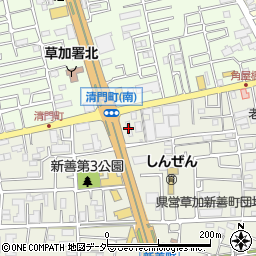 ＥＮＥＯＳ　Ｄｒ．Ｄｒｉｖｅセルフ草加インター店周辺の地図