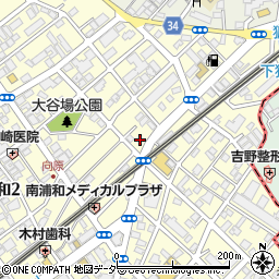 埼玉県さいたま市南区南浦和2丁目14-10周辺の地図