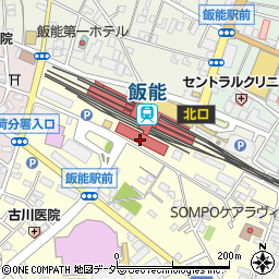 日高屋 飯能駅南口店周辺の地図