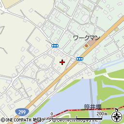 埼玉県狭山市笹井1858-1周辺の地図