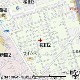 グリーンプラザ桜田周辺の地図