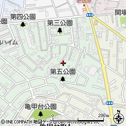 千葉県柏市あかね町4-15周辺の地図