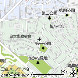 千葉県柏市あかね町14-7周辺の地図