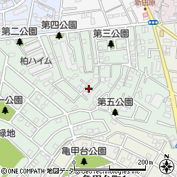 千葉県柏市あかね町8-67周辺の地図