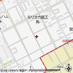 埼玉県川越市下赤坂647周辺の地図
