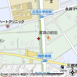 埼玉県三郷市上彦名周辺の地図