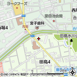 金田店舗周辺の地図