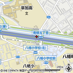 青柳５周辺の地図