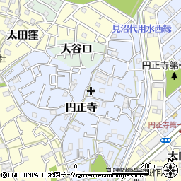 埼玉県さいたま市南区円正寺周辺の地図