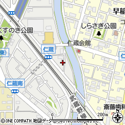 埼玉県三郷市仁蔵208周辺の地図