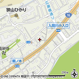 埼玉県狭山市鵜ノ木9-3周辺の地図