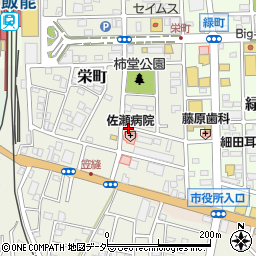 佐瀬病院周辺の地図