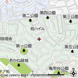 千葉県柏市あかね町18周辺の地図