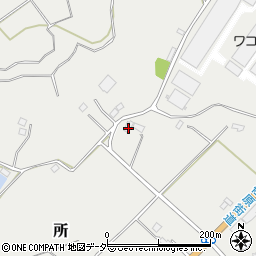 千葉県成田市所879-2周辺の地図