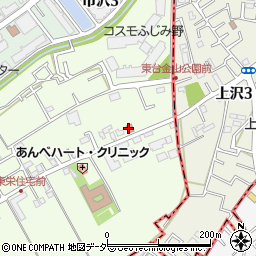 大井東台郵便局周辺の地図