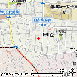 第四銀行浦和寮周辺の地図