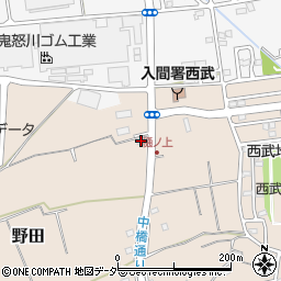 埼玉県入間市野田2092周辺の地図