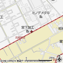 埼玉県川越市下赤坂758-1周辺の地図