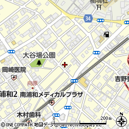 埼玉県さいたま市南区南浦和2丁目14-16周辺の地図