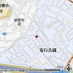 埼玉県川口市安行吉蔵303-16周辺の地図