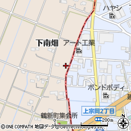 埼玉県富士見市下南畑2076周辺の地図