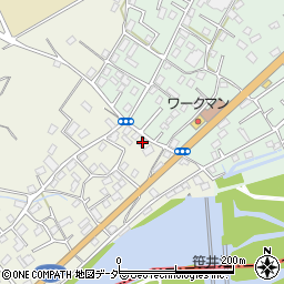埼玉県狭山市笹井1854-6周辺の地図