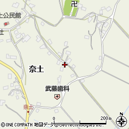 千葉県成田市奈土626-2周辺の地図